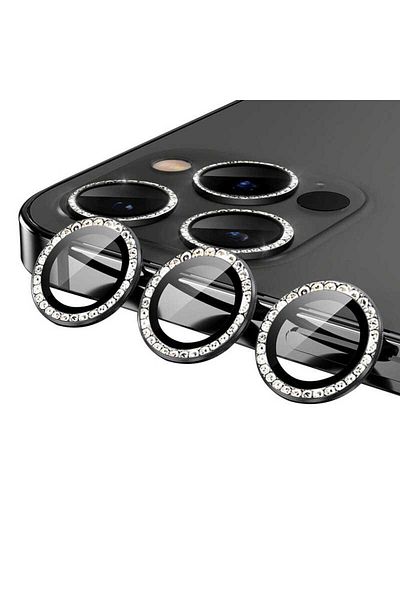 Cep Plus iPhone 12 Pro Max Compatible Cppl Cl-06 Camera Protector-Black