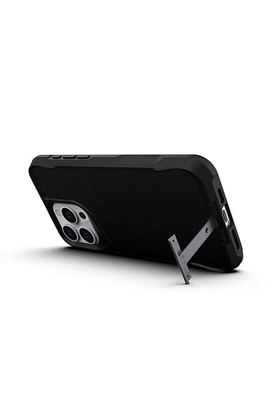 Cep Plus iPhone 15 Pro Compatible Cppl Aihttg Edged T-Max Matte Stand Case-Navy Blue