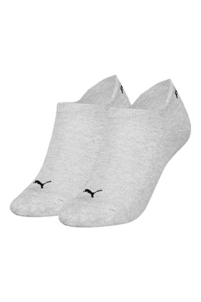 Puma - Set de șosete până la gleznă - 2 perechi, Gri deschis, 39-42