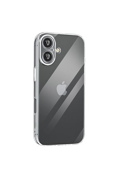 Gekko Mobile Clear Case for iPhone 16, Ultrathin, dedicated cutouts for lenses, ports and buttons, Transparent