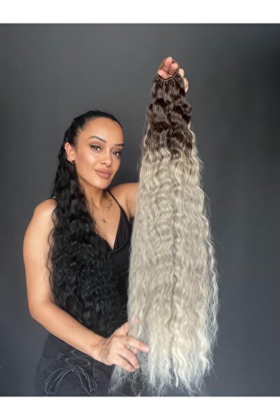 Suzan Peruk Rus Afro Dalgası Lastikli At Kuyruğu Saç Tokası