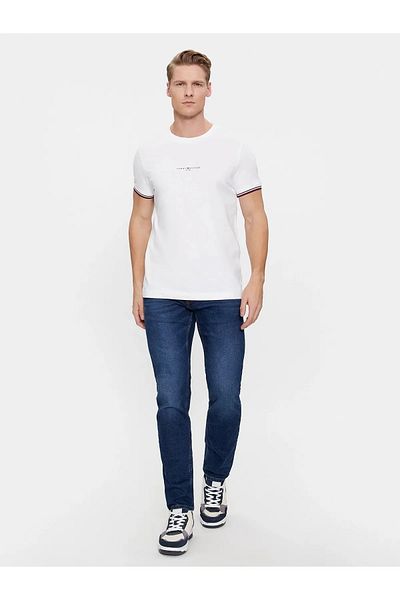 Tommy Hilfiger Sport .._Tommyhilfiger Men's Woven Fabric Short Sleeve T-Shirt