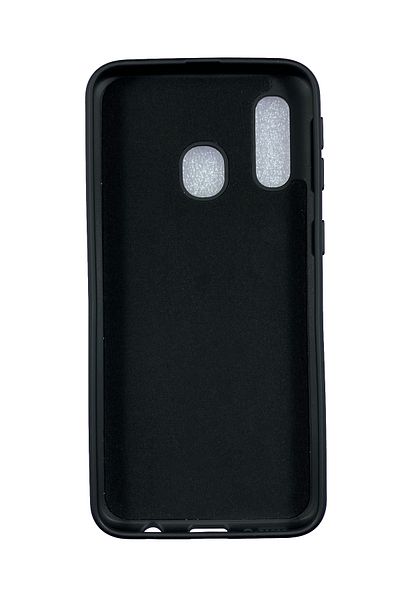 OEM Carcasă compatibilă cu Samsung Galaxy A40, neagră, silicon lichid