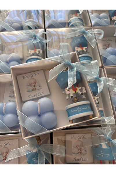 ZuleyCollection Atlıkarınca Seti Bebek Mevlüdü Yenidoğan Hediyelik 6 Adet