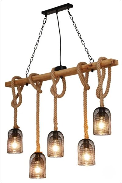 Hummer 5-light rustic chandelier
