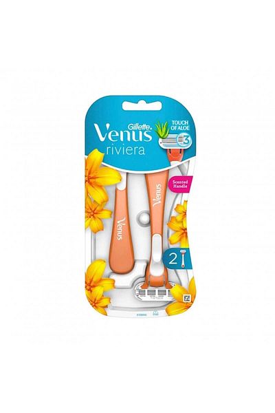 Gillette Venus ماكينة حلاقة نسائية فينوس ريفيرا 2شفرات