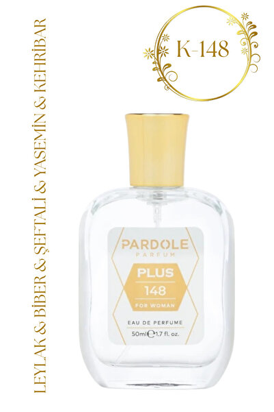 PARDOLE K-148 Çiçeksi Meyveli Favoris Kadın Parfüm -50 ml - Leylak, Biber, Şeftali, Yasemin, Kehribar