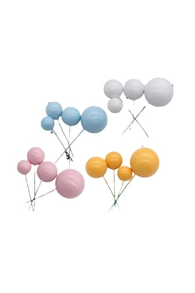 Baloane Vesele Pastel Cake Decoration Deluxe Party TOP35