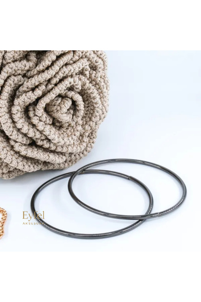 Eyfel "Metal Çanta Sapı – Örgü ve El Yapımı Çantalar İçin Dayanıklı Demir Ask...