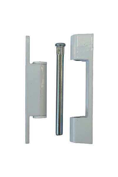 ERTEMI PVC Plastik Pencere ve Kapılar için Metal Menteşe, 95mm Uzun Tip, Beyaz