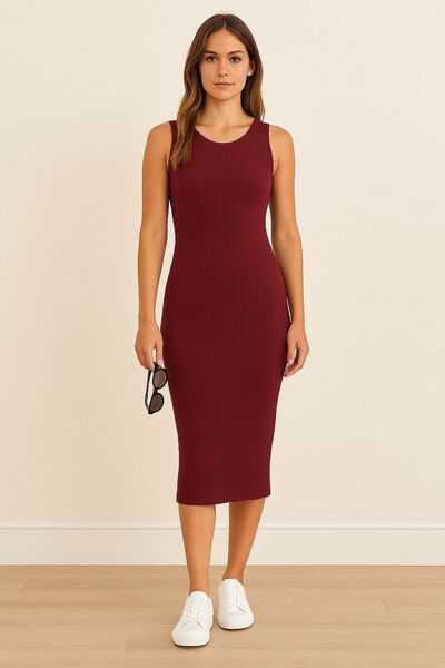 Styling Park Kolsuz Fitilli Kumaş Basic Kalem Elbise