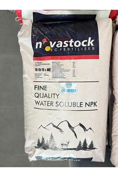 FERTİS KİMYA Fertis Novastock 18-18-18+ME Dengeli NPK Gübresi 25 Kg