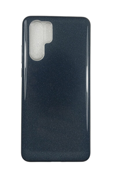 OEM Θήκη συμβατή με Huawei P30 Pro, Glitter Silicone, Μαύρο