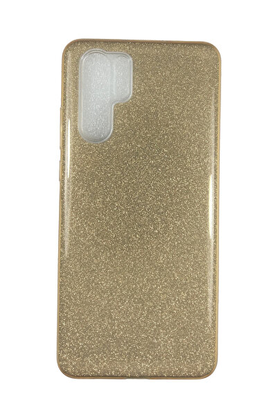 OEM Carcasă compatibilă cu Huawei P30 Pro, silicon cu sclipici, auriu