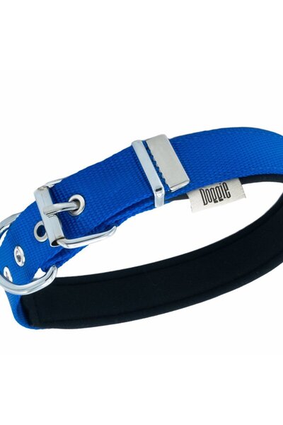 SAVEX Doggie Comfort Woven Bone Collar Royal Blue 2.5*42-50 cm (Dsbt-2562 L)