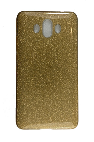 OEM Husă compatibilă cu Huawei Mate 10 din silicon cu sclipici auriu
