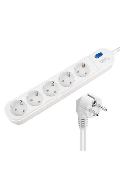 Zibox Vea Ve-Vega105 a Class 5-Switched 1.5 Meter Surge Protected Socket