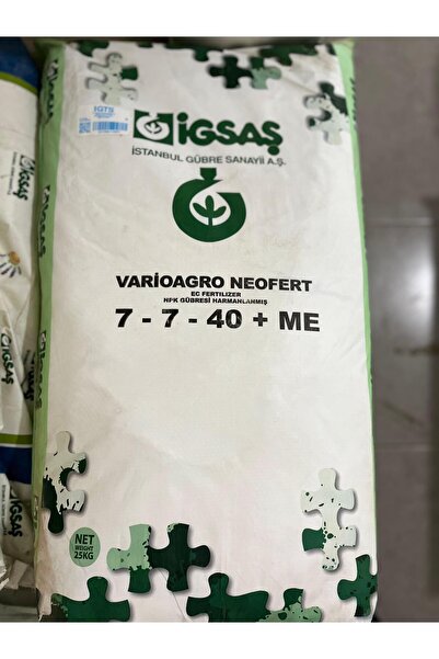 İGSAŞ Varioagro Neofert 7-7-40 + ME NPK Gübresi 25 KG