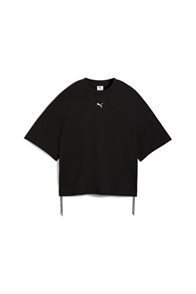 Puma Dare to Oversized Ruched Tee Women Adult T-Shirt