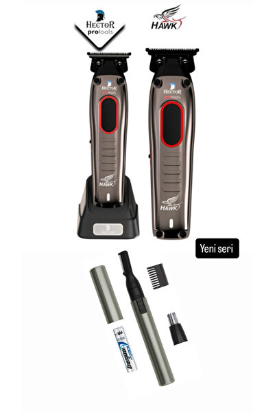 Hector Profesyonel Saç ve Sakal Çizim Makinesi Kuaför Tipi Şarjlı Şekillendir...