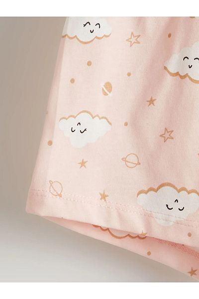 LC Waikiki Lcw Kids Pink Girls' Sleepwear Bottom with Elastic Waist