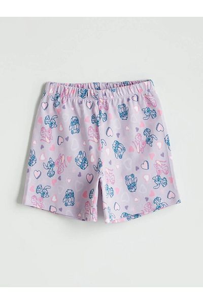 LC Waikiki Lcw Kids Pink Stitch & Angel Printed Girls' Pajama Bottom