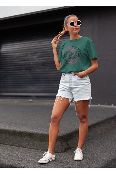 ArtYus TRIOCĂ CU MÂINĂ SCURTĂ CU GÂRĂ ROTUNDĂ IMPRIMATĂ TRANSFER, FĂRĂ ÎNCHID...