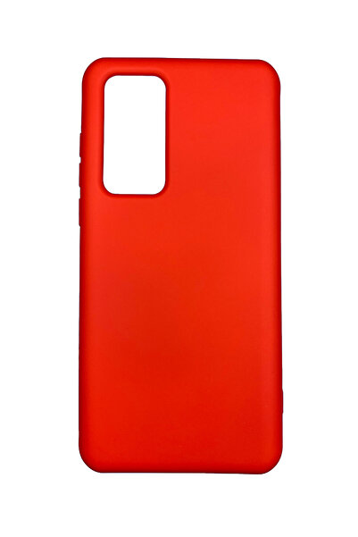 OEM Carcasă compatibilă cu Huawei P40, roșie, silicon lichid