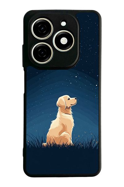 TECNO حافظة Spark 20 Matte Black المتوافقة - سيليكون ناعم، واقي، غطاء ممتص للصدمات