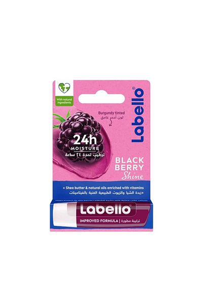 LABELLO مرطب الشفاه بنكهة التوت لون أحمر غامق من لابيلو 4.8جرام