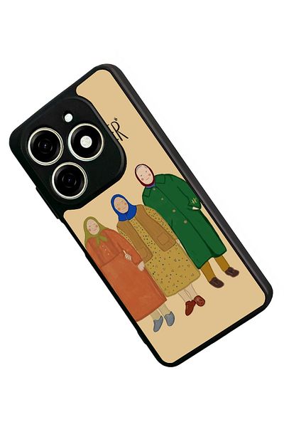 TECNO حافظة Spark 20C متوافقة مع اللون الأسود غير اللامع - سيليكون ناعم، واقي، غطاء ممتص للصدمات