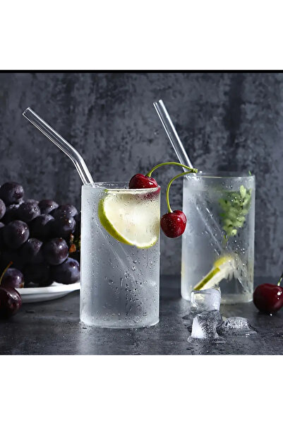 alpikom 10 ADET YENİDEN KULLANILABİLİR ÇEVRE DOSTU DAYANIKLI CAM PİPET