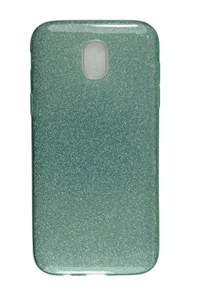 OEM Θήκη συμβατή με Samsung Galaxy J5 (2017), J530, Glitter Silicone, Πράσινο