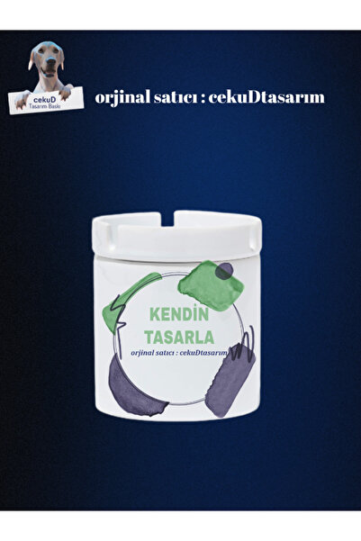 cekud tasarım baskı Kendin Tasarla Seramik Kül Tablası | Süblimasyon Baskıya ...