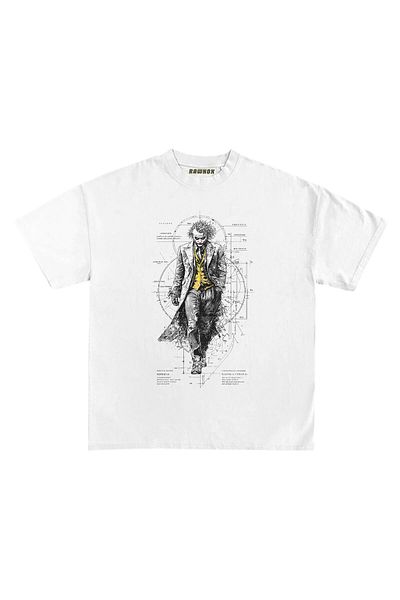 RawNox Unisex Loose Fit Special Joker Printed Tshirt