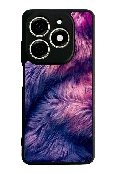 TECNO حافظة Spark 20 Matte Black المتوافقة - سيليكون ناعم، واقي، غطاء ممتص للصدمات