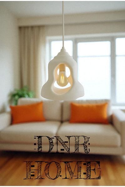DNRYSL تصميم بسيط بوهيمي مصباح معلق فردي مع لمبة ريفية هدية