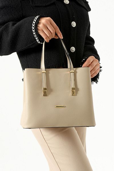POLO CLUB Women's Soft Leather Long Strap 4 Compartment Simple and Stylish Hand and Shoulder Bag (24X21 cm)