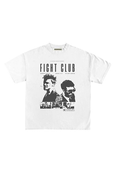 RawNox Unisex Loose Fit Special Fight Club Printed Tshirt
