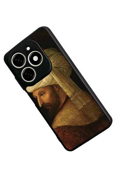 TECNO حافظة Spark 20C متوافقة مع اللون الأسود غير اللامع - سيليكون ناعم، واقي، غطاء ممتص للصدمات