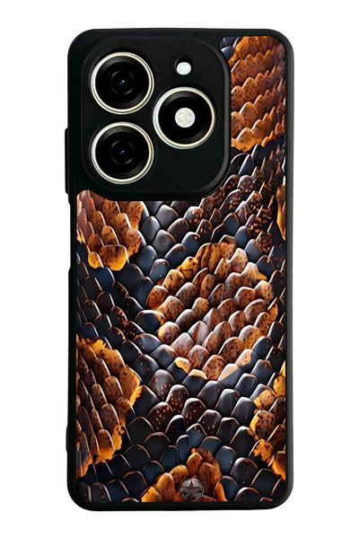 TECNO حافظة Spark 20C متوافقة مع اللون الأسود غير اللامع - سيليكون ناعم، واقي، غطاء ممتص للصدمات