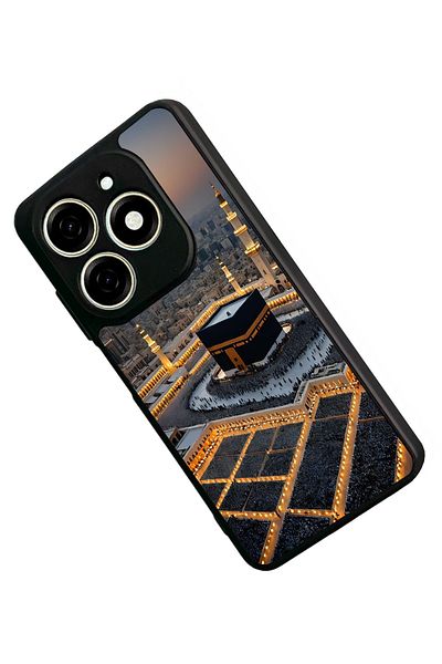 TECNO حافظة Spark 20C متوافقة مع اللون الأسود غير اللامع - سيليكون ناعم، واقي، غطاء ممتص للصدمات