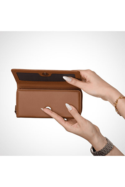 Store Hakiki Deri Kadın Cüzdan – Fermuarlı, Manyetik Kapaklı İsim Yazılı, Kişiye Özel-2718