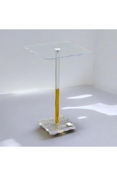 Gharaib Al Tuhaf Luxury acrylic serving table - 55 cm high