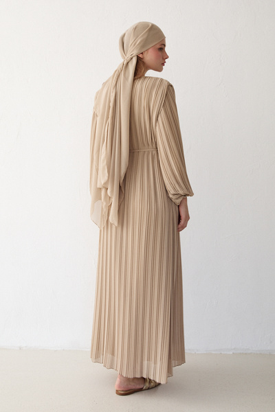 Melike Tatar Φόρεμα με πιέτες με σάλι 32-2379