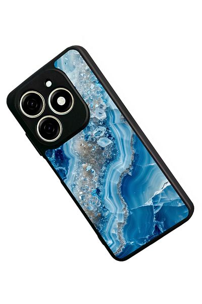 TECNO حافظة Spark 20C متوافقة مع اللون الأسود غير اللامع - سيليكون ناعم، واقي، غطاء ممتص للصدمات
