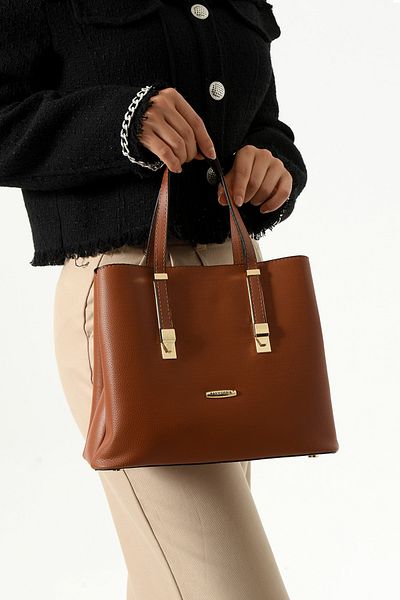 POLO CLUB Women's Soft Leather Long Strap 4 Compartment Simple and Stylish Hand and Shoulder Bag (24X21 cm)