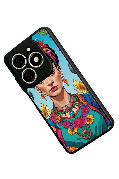 TECNO حافظة Spark 20C متوافقة مع اللون الأسود غير اللامع - سيليكون ناعم، واقي، غطاء ممتص للصدمات