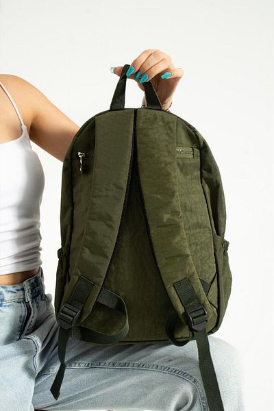 Baginn Unisex School Bag Clinker Fabric Backpack Multi-Pocket Lightweight Rainproof 38*28 cm
