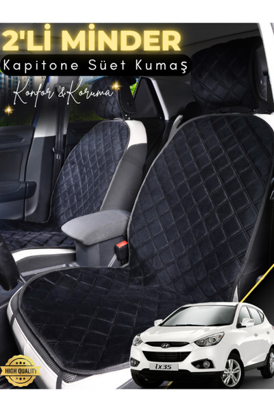 Generic Brand وسادة مقعد سيارة من جلد الغزال متوافقة مع Hyundai IX35 مكونة من...